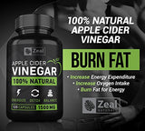Zeal Natural Raw Apple Cider Vinegar Pills (1500 mg)