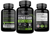 Zeal Natural Raw Apple Cider Vinegar Pills (1500 mg)