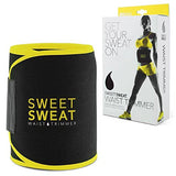 Sweet Sweat Combo Kit with 3.5 oz Jar of Workout Enhancer Cream, Size M Waist Trimming Belt and 60 ct Garcinia Cambogia Softgels + Mesh Carrying Bag
